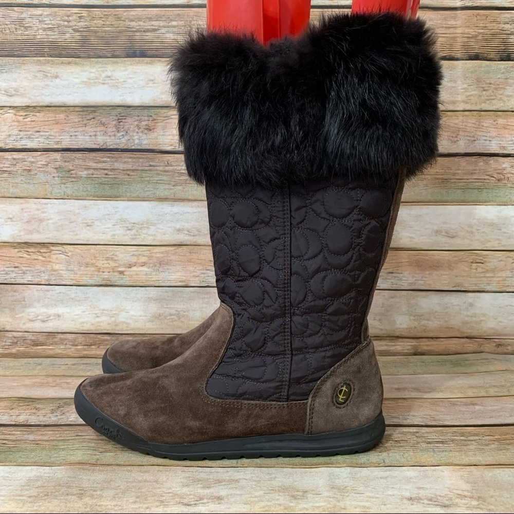 Coach Talen Brown Winter Boots